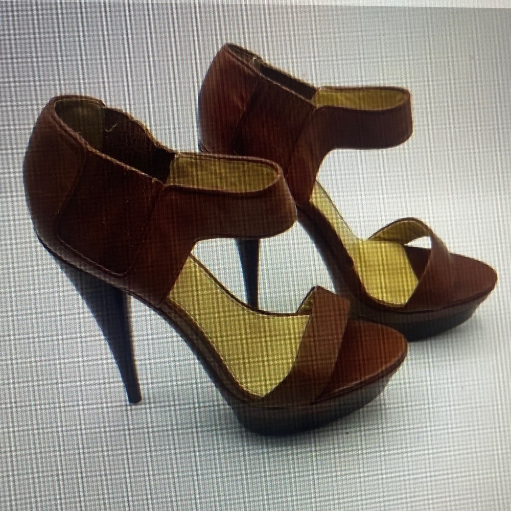 Rachel Zoe Dark Brown Platform Heels